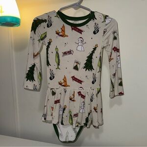 Scottie Belle Bamboo Grinch Bodysuit Twirl